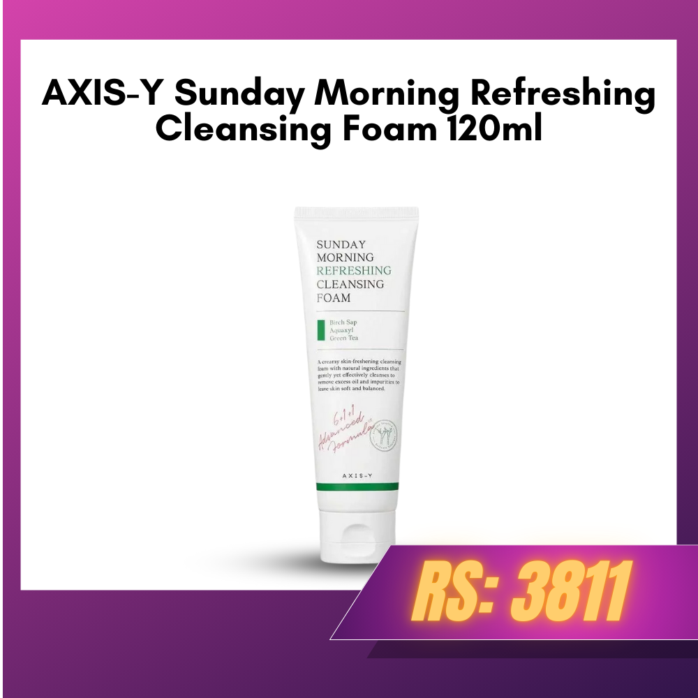 AXIS-Y Sunday Morning Refreshing Cleansing Foam 120ml