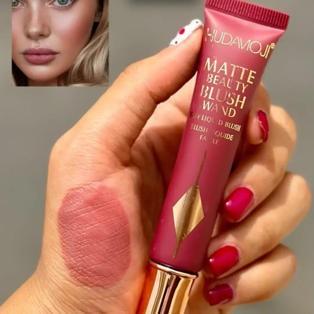 Hudamoji Matte Liquid  Blush  no6 - Makeup Stash Pakistan
