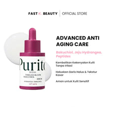 bakuchiol serum, bakuchiol serum Korea, retinol alternative serum, anti-aging serum sensitive skin, Korean skincare serum, wrinkle repair serum, natural retinol alternative, Purito Timeless Bloom, glowing skin serum - Makeup Stash Pakistan