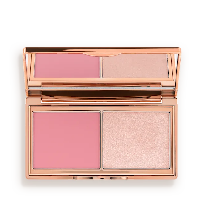 Charlotte Tilbury Blush & Glow Glide Palette – Radiant Cheek & Highlight Duo