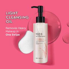 The Face Shop - Rice Water Bright Light Cleansing Oil 150ml - Makeup Stash Pakistan