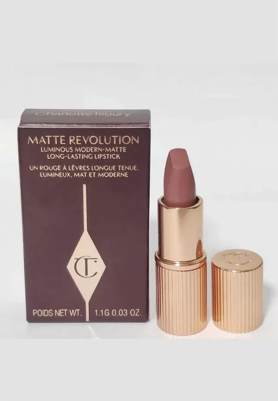 Charlotte Tilbury Matte Revolution Lipstick Mini Walk Of  Shame 1.1 GM - Makeup Stash Pakistan
