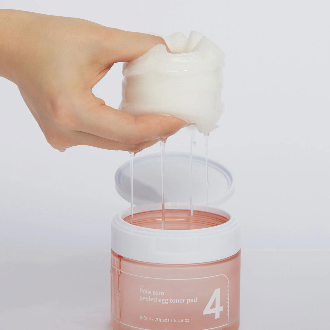 Numbuzin No.4 Pore Zero Peeled Egg Toner Pad 190ml (70 Pads) -Makeup Stash Pakistan