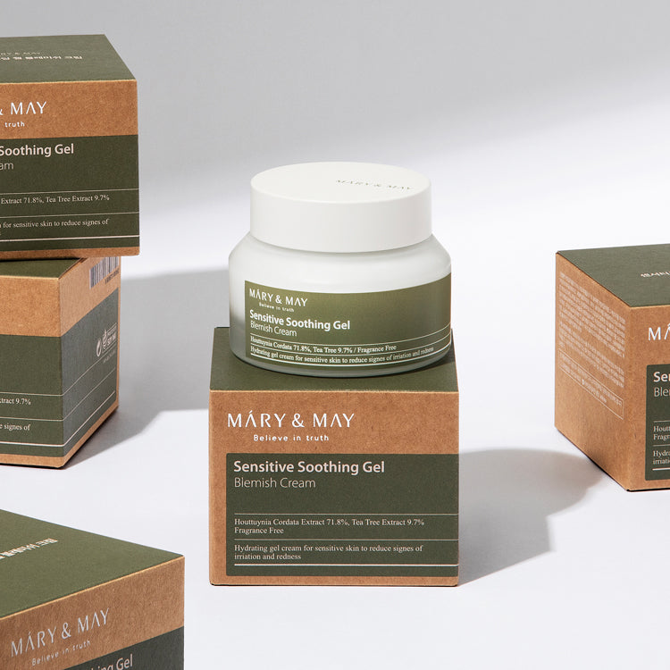 Mary & May - Sensitive Soothing Gel Cream 70g - Makeup Stash Pakistan
