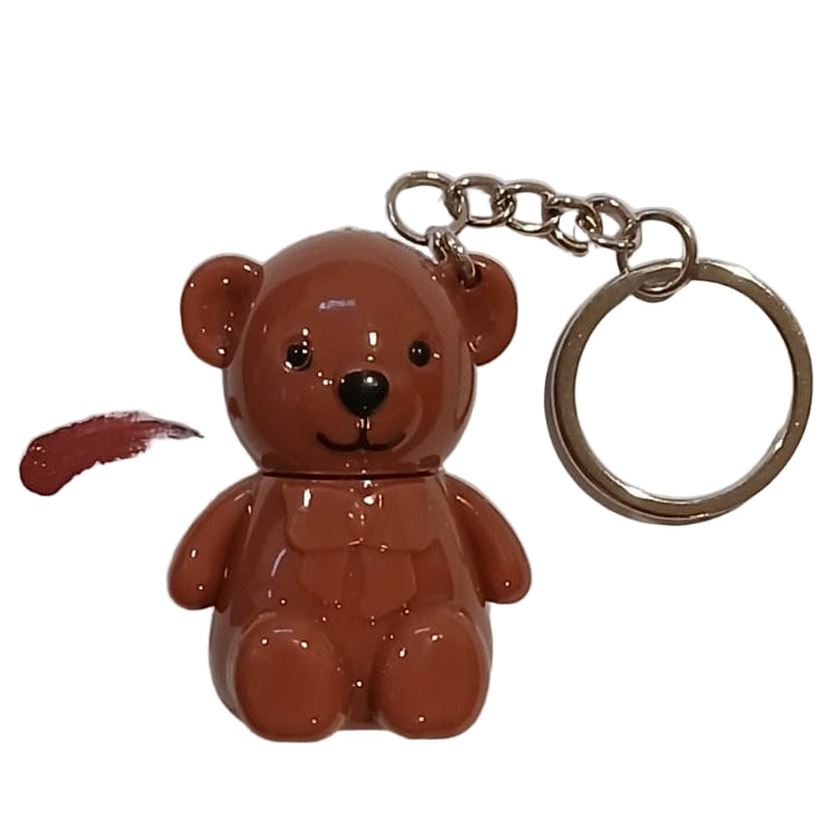 MOCALLURE Bear Matte Lip Gloss Key Chain Style Trendy Lip Gloss - Makeup Stash Pakistan