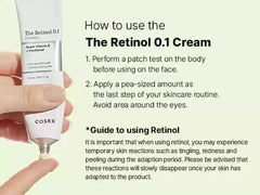 Cosrx - The Retinol 0.1  Super Vitamin E + Panthenol Cream - 20ml -Makeup Stash Pakistan