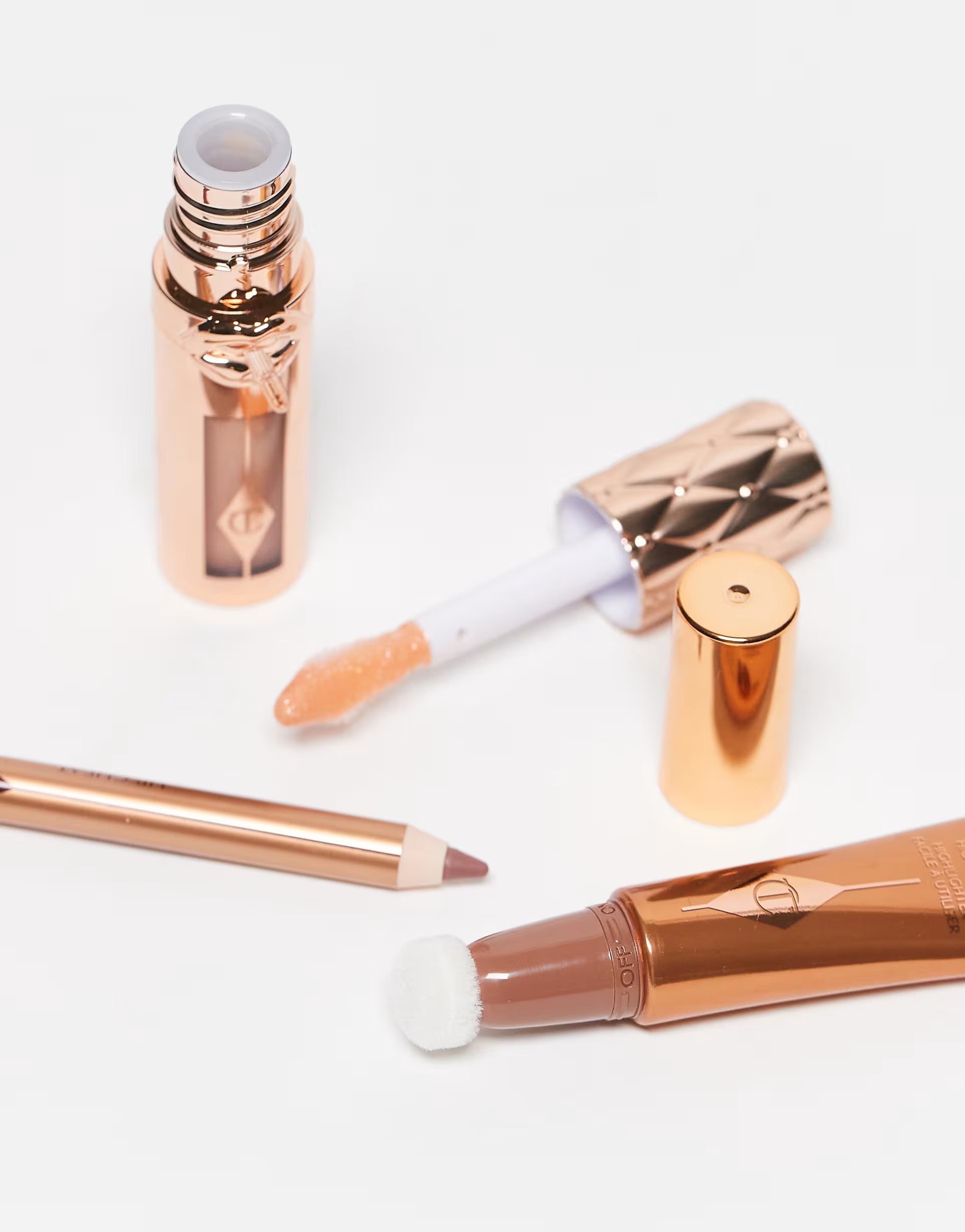 Makeup set, lip and cheek trio, cream blush set, luxury makeup, cheek tint, lip makeup set, beauty gift set, radiant blush, natural makeup look, soft glam makeup, travel makeup kit, makeup collection, women's beauty products, glowing makeup, cream blush and lip color - Makeupstashpk