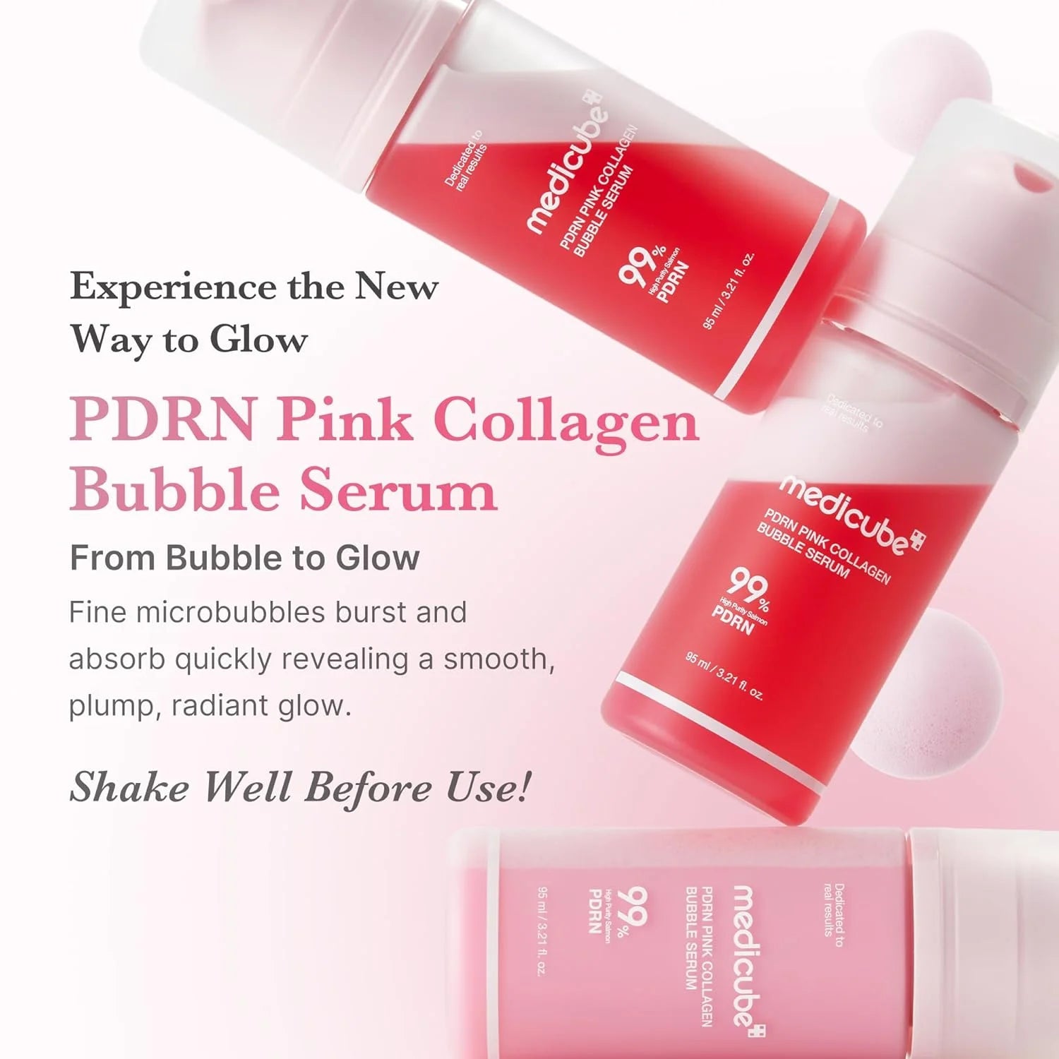 collagen bubble serum, korean skincare serum, anti aging serum, hydrating serum, glowing skin serum, wrinkle repair serum,skin firming serum, collagen skincare - Makeup Stash Pakistan