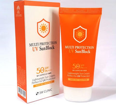 3W Clinic Multi Protection Uv Sun Block (70ml) Makeup Stash Pakistan