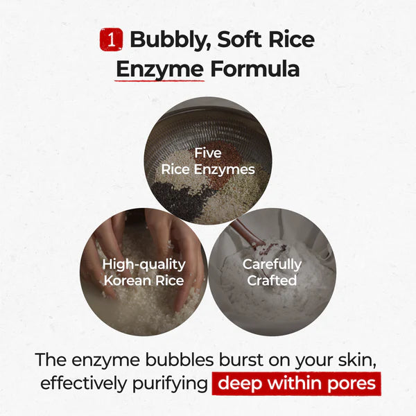 Numbuzin - No.3 Rice Enzyme Skin Softening Cleansing Foam 170ml - Makeup Stash Pakistan
