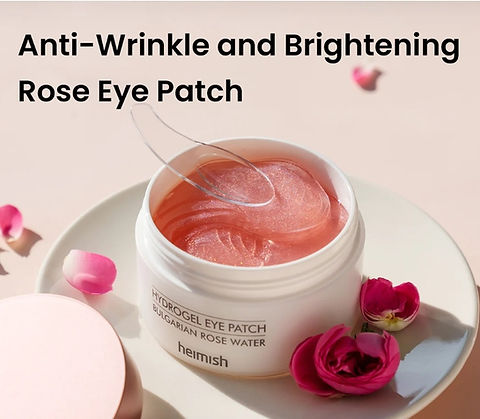 Heimish - Bulgarian Rose Water Hydrogel Eye Patch 60pcs -Makeup Stash Pakistan