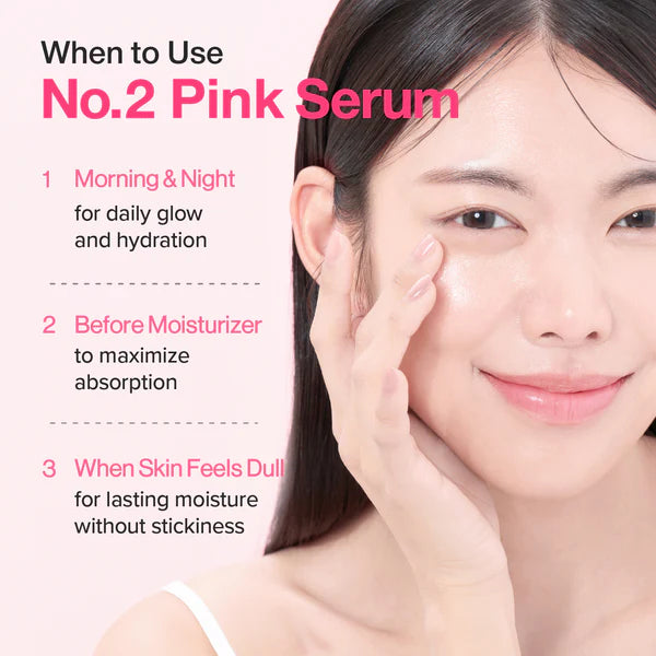 Numbuzin - No.2 Rose PDRN Collagen Plumping Serum 30ml - Makeup Stash Pakistan