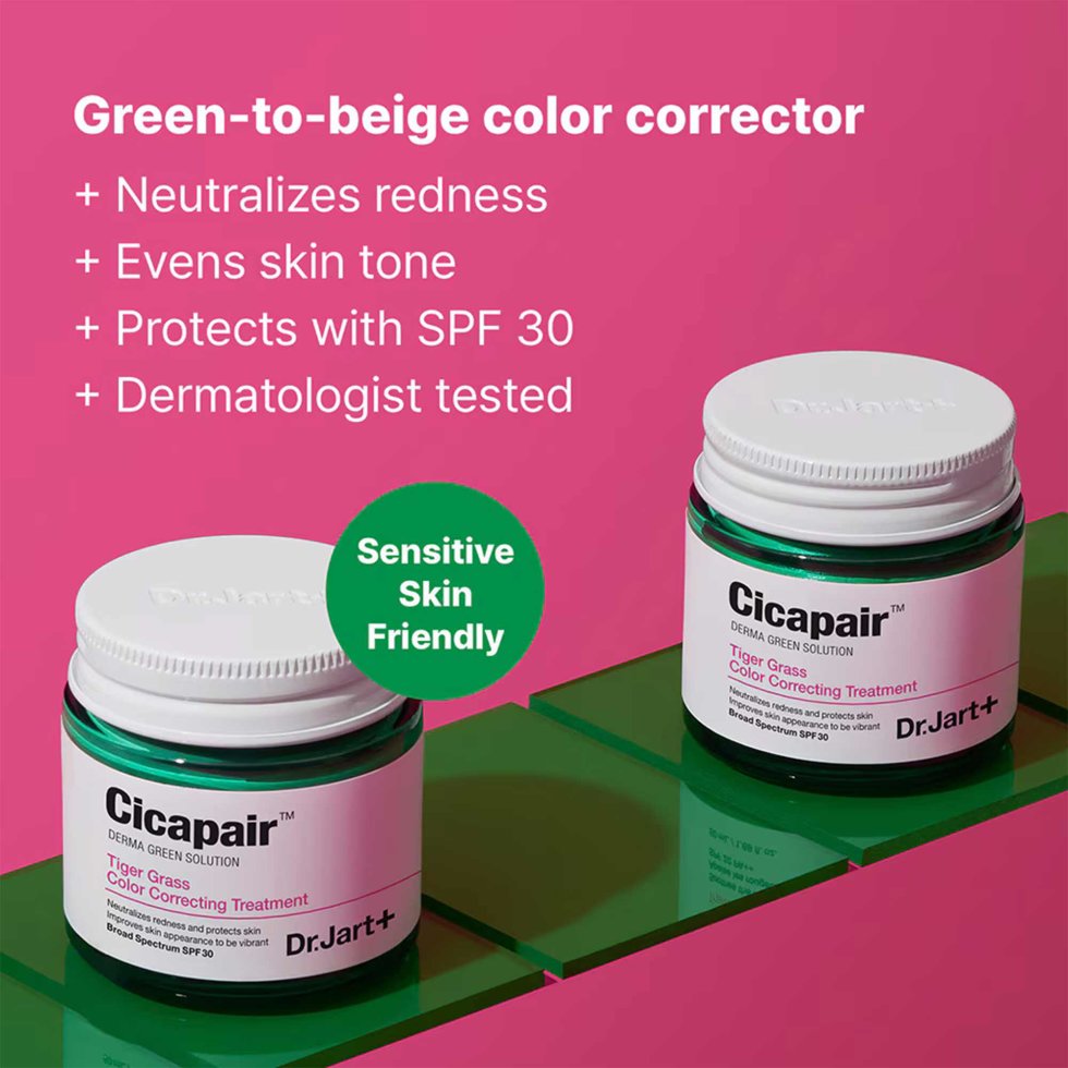 Dr. Jart+ Cicapair Tiger Grass Color Correcting Treatment 50 ML - Makeup Stash Pakistan