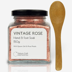 Nature Craft Vintage Rose Hand & Foot Soak – 150g