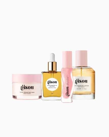 Gisou Honey Gloss Hydration Heroes Set – Deeply Nourishing & Shine-Enhancing Hair Care Duo