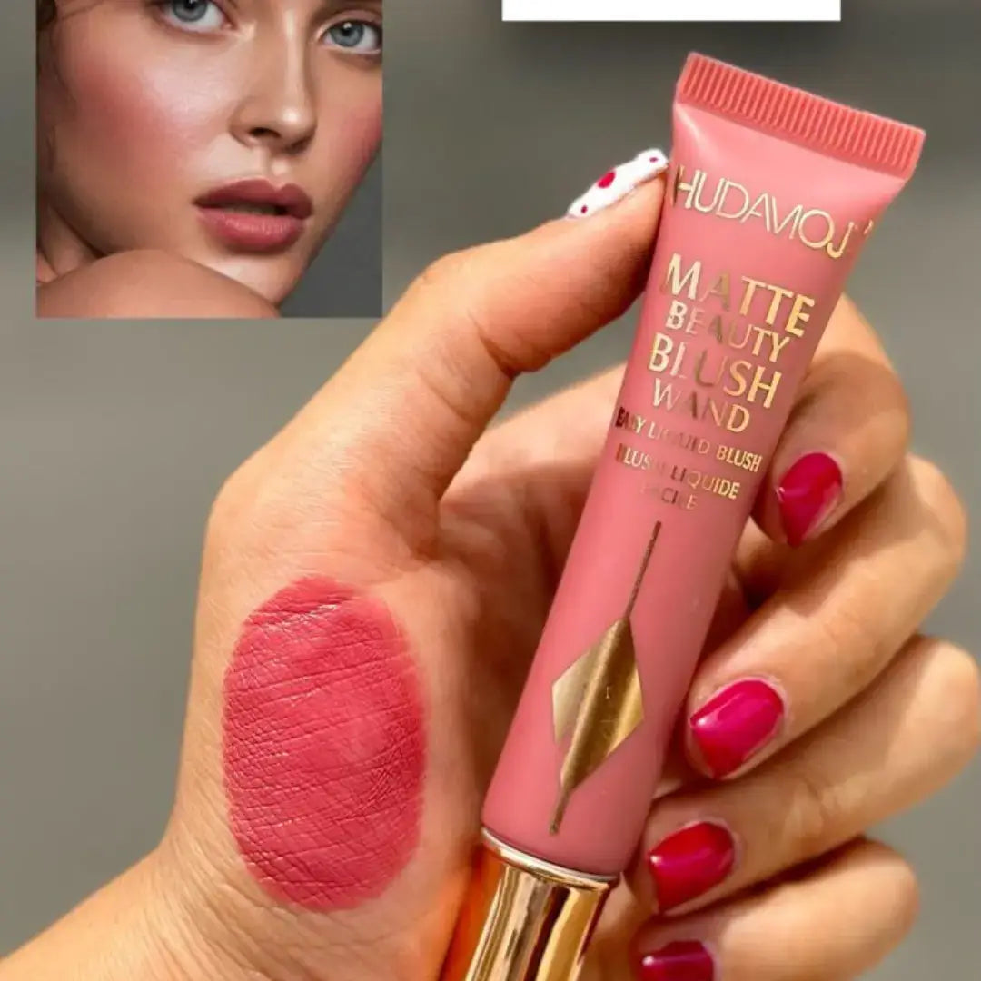 Hudamoji Matte Liquid  Blush  no1 - Makeup Stash Pakistan