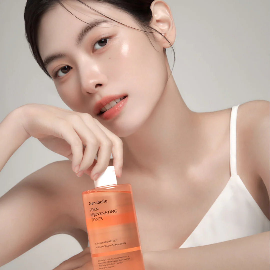 Genabelle toner, PDRN toner, hydrating facial toner, skin repair toner, Korean toner 300ml, glow toner, anti aging toner, K-beauty toner, moisturizing toner, skin barrier toner,Makeupstashpk