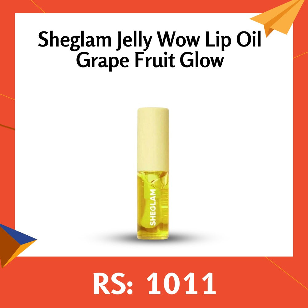 Sheglam Jelly Wow Hydrating Lip Oil - Grape Fruit Glow  - Makeup Stash Pakistan