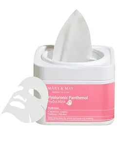 Mary & May - Hyaluronic Panthenol Hydra Mask 30ea - Makeup Stash Pakistan
