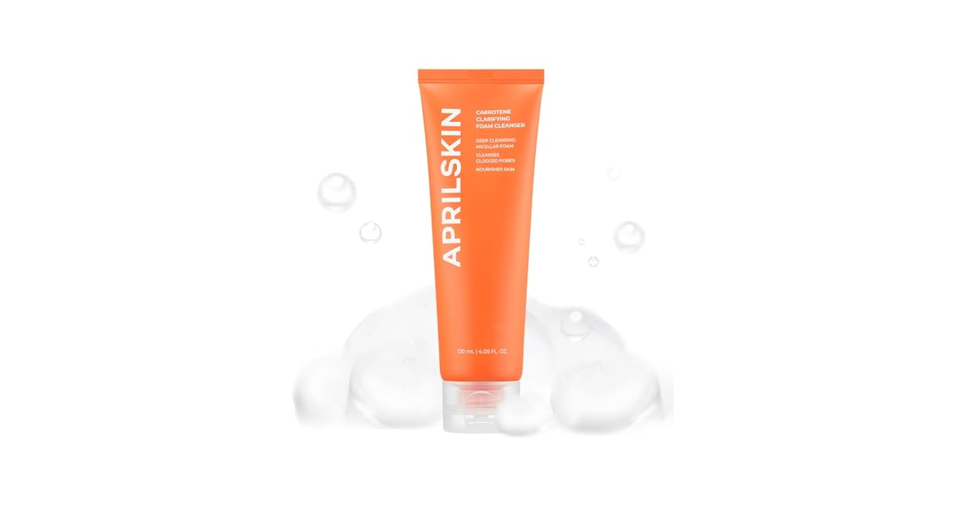 April Skin - Carrotene Clarifying Foam Cleanser 120ml-Makeup Stash Pakistan