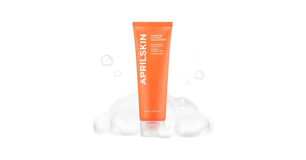 April Skin - Carrotene Clarifying Foam Cleanser 120ml-Makeup Stash Pakistan