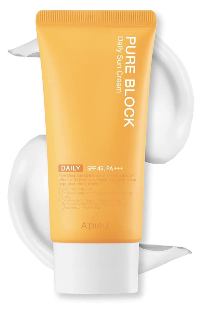 Apieu - Pure Block Daily Sun Cream 50ml - Makeup Stash Pakistan
