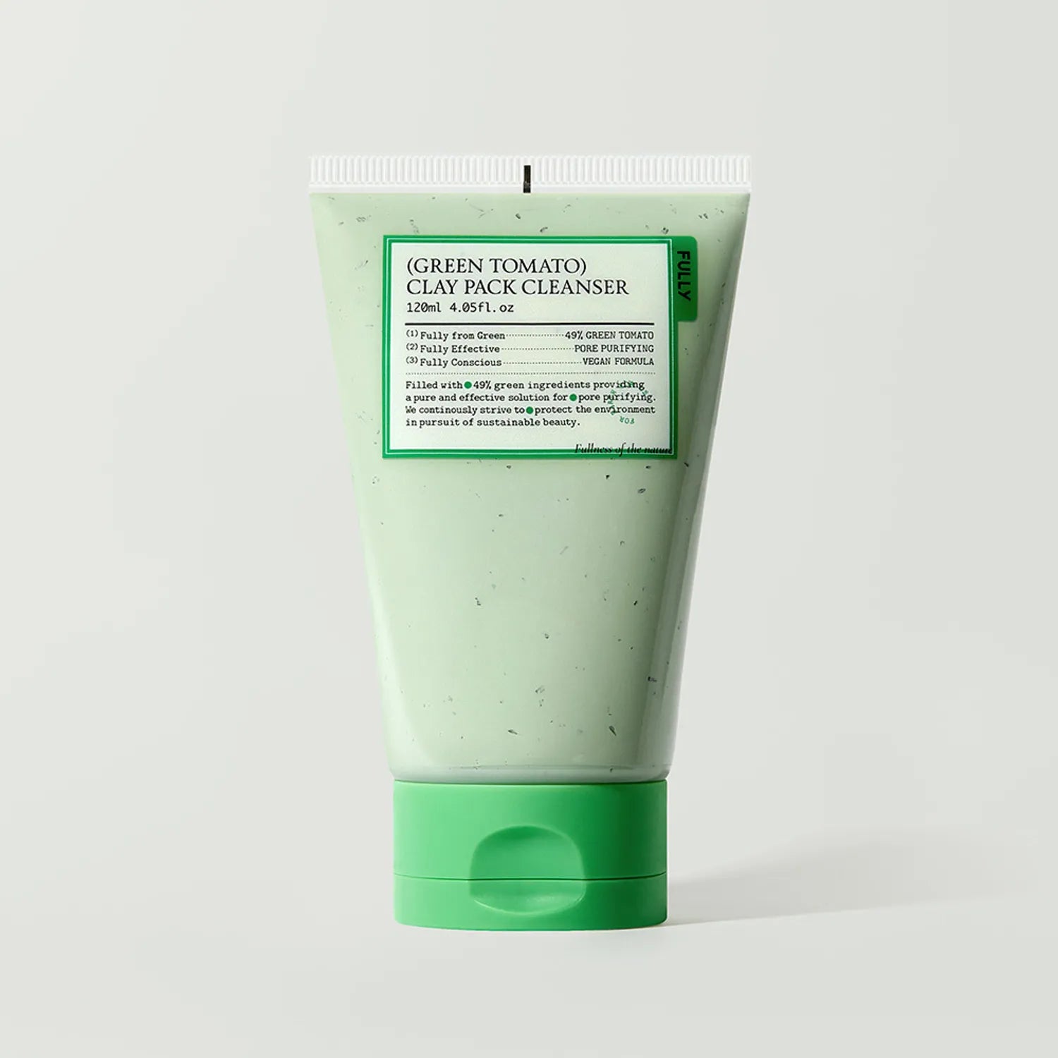 FULLY - Green Tomato Clay Pack Cleanser 120ml - Makeup Stash Pakistan