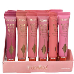 Hudamoji Matte Liquid  Blush - Makeup Stash Pakistan