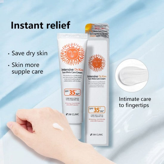 3W Clinic- Intensive dr. Kim Sun Mela Care Cream 50g - Makeup Stash Pakistan 
