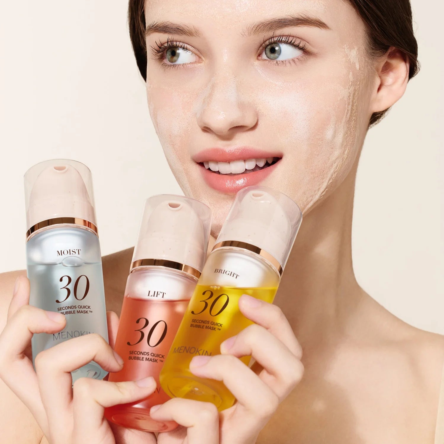 MENOKIN,Bubble Mask,Face Mask,Deep Cleansing,Instant Brightening,Makeupstashpk