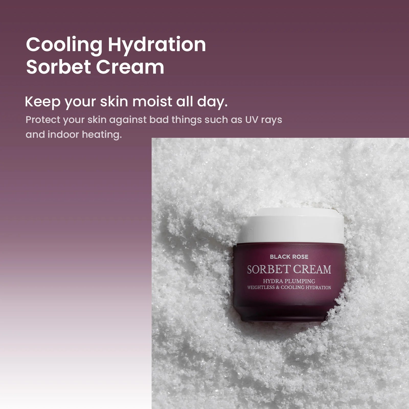 Heimish -  Black Rose Hydra Plumping Sorbet Cream 50ml-Makeup Stash Pakistan
