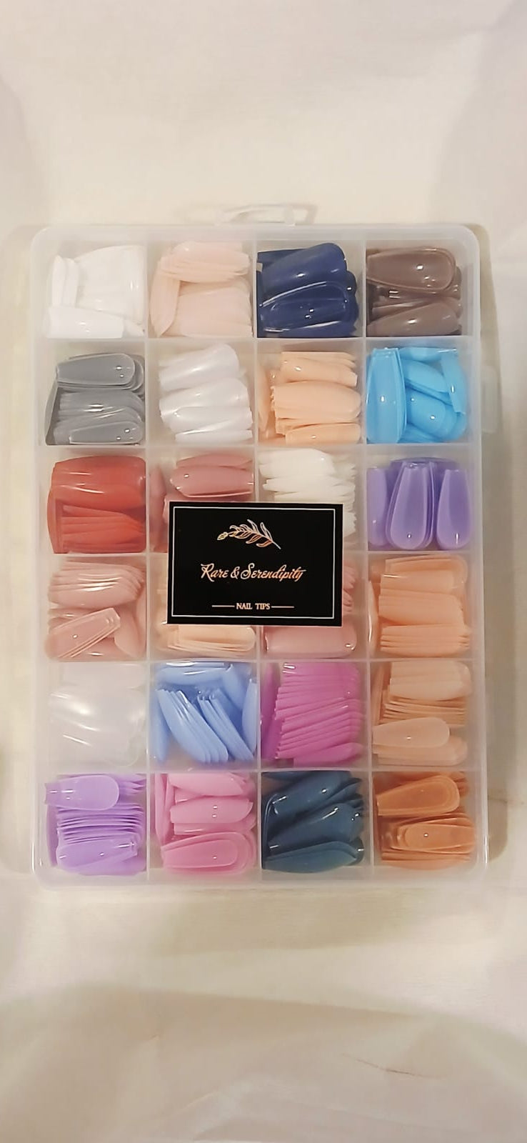 Colorful , Acrylic Fake Nails  , daily wear , DIY Nail Art , Makeupstashpk