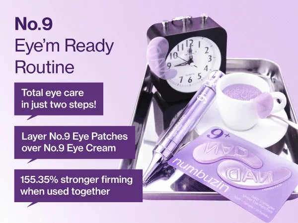 Numbuzin - No.9 NAD+ Retinol Volumetox Eye Cream 10ml - Makeup Stash Pakistan