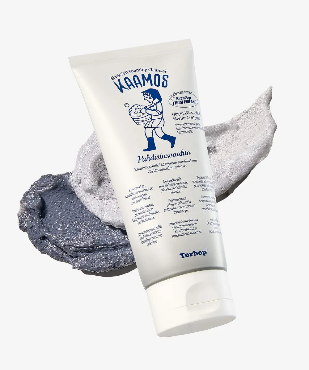 Torhop - Kaamos Black Salt Foaming Cleanser 130g - Makeup Stash Pakistan