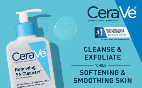 Salicylic Acid Cleanser, CeraVe Face Wash , Exfoliating Cleanser, Acne Cleanser, Pore Cleansing Face Wash, Smooth Skin Cleanser,- Makeup Stash Pakistan
