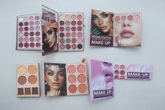 makeup palette notebook, all in one makeup kit, eyeshadow blush highlighter palette, travel makeup kit, compact makeup palette, multi use makeup palette, beginner makeup kit, beauty palette set, affordable makeup kit, professional makeup palette - Makeup Stash Pakistan