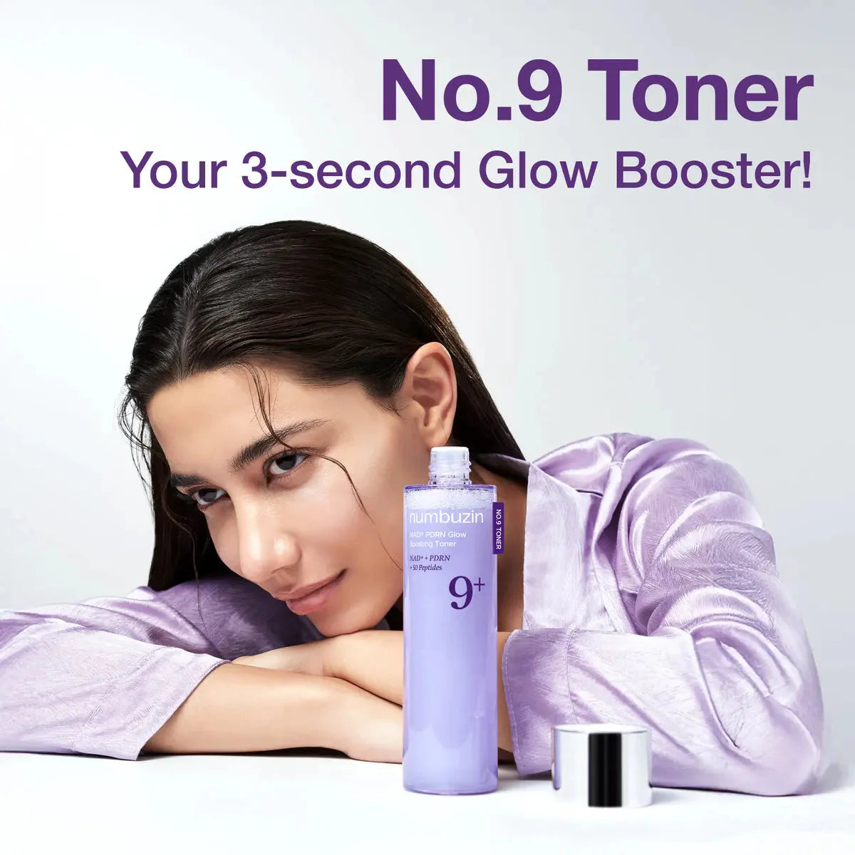 Numbuzin - No.9 NAD PDRN Glow Boosting Toner 150ml - Makeup Stash Pakistan
