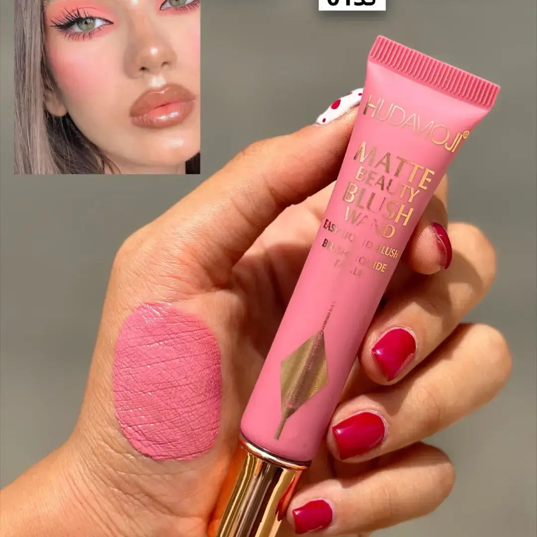 Hudamoji Matte Liquid  Blush  n03- Makeup Stash Pakistan