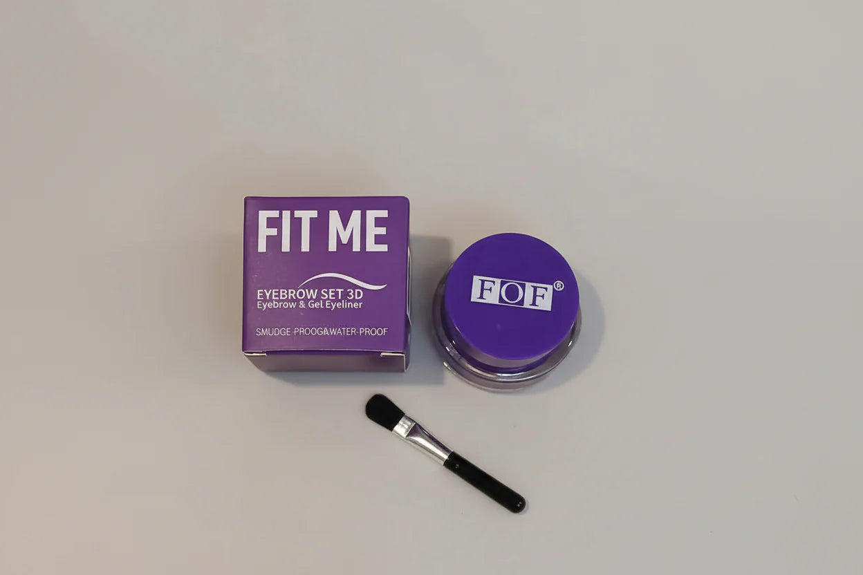 12 Shades , Perfect Brows & Eyes , 3d eyebrow  , gel eyeliner ,Makeupstashpk