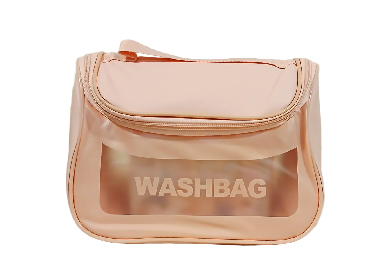 Wash Bag Transparent Waterproof PVC Travel Cosmetic,Makeup Organizer & Toiletry Pouch