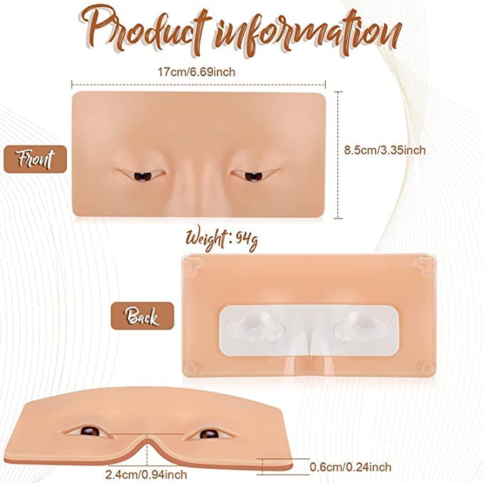JINCHINIAO Makeup Practice Face Board,Makeup Artist,Realistic Skin Pad ,Makeup Beginner Self-taught- - Makeup Stash Pakistan