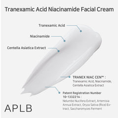 APLB Tranexamic Acid Niacinamide Facial Cream – Brightening & Dark Spot Correcting Moisturizer (55ml)
