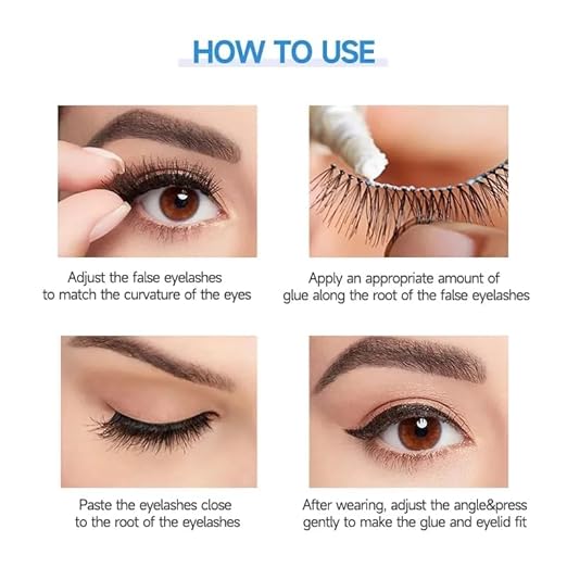 Eyelash Glue, Waterproof, Lash Glue, Fast Drying,  Extension Glue, False Eyelash, Makeupstash