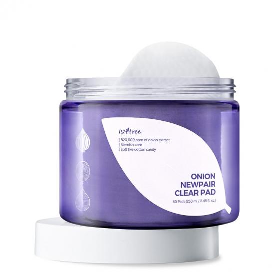 Isntree - Onion Newpair Clear Pad 60 EA 250ml - Makeup Stash Pakistan
