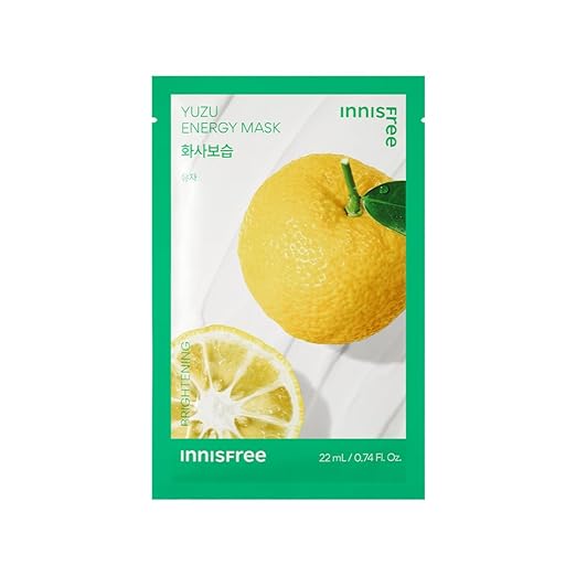 Innisfree - Squeeze Energy Mask Sheet (Yuzu) 20ml - Makeup Stash Pakistan