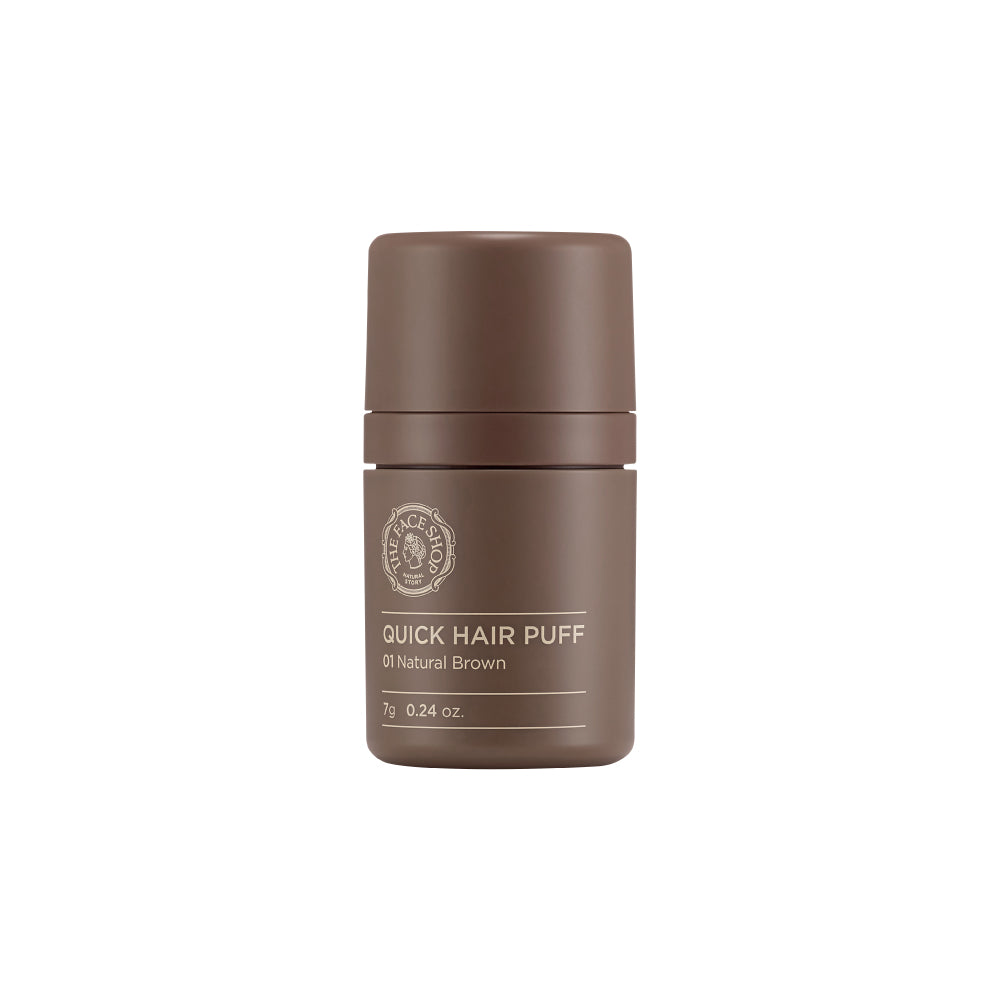 The Face Shop - Quick Hair Puff 01 Natural Brown 7g - Makeup Stash Pakistan