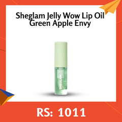 Sheglam Jelly Wow Lip Oil Green Apple Envy- Makep Stash Pakistan