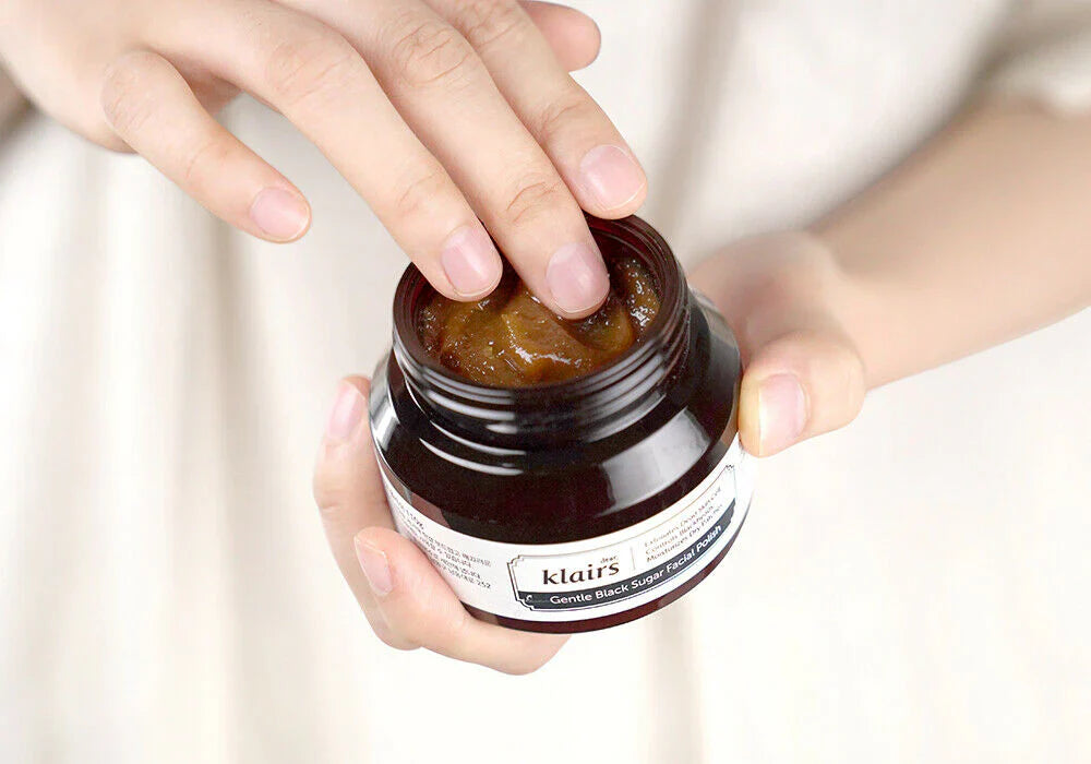 Gentle face scrub , Glowing skin , Face polish , Remove dead skin face , Korean exfoliating , Pore cleansing scrub, Makeupstashpk
