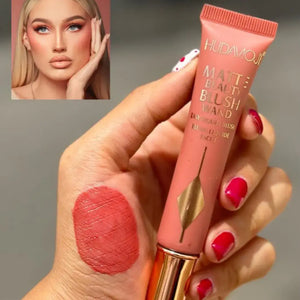 Natural Glow, Matte Liquid  Blush , Face Makeup , Liquid Blush for Cheeks , Makeupstashpk