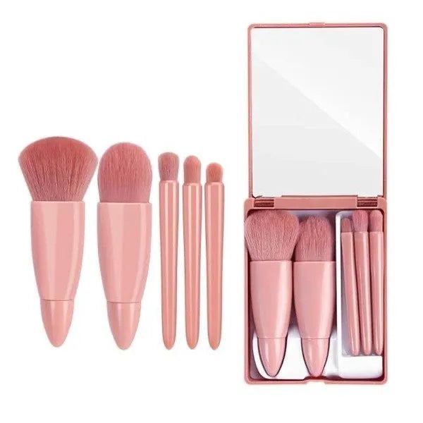 Premium Quality , Makeup Brush Set , Cosmetic Brushes , Tea Pink , Makeupstashpk1
